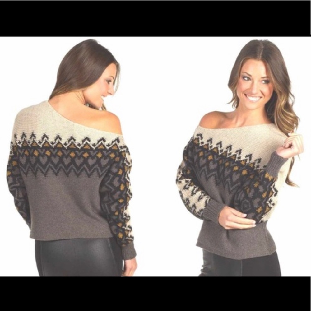 Free People Fairisle Sweater